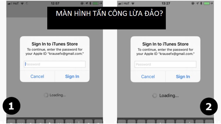 Khó khăn trong việc phát hiện tấn công lừa đảo đánh cắp Apple ID của bạn