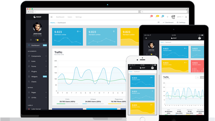 20 Templates Bootstrap cho Admin Dashboard miễn phí