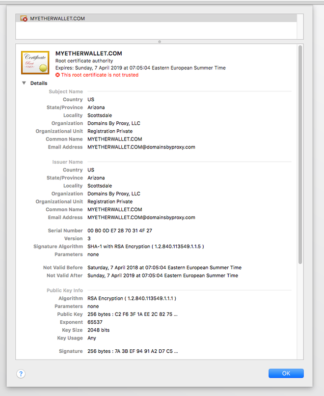 Người dùng DNS của Google, 8.8.8.8/8.8.4.4, mà đăng nhập vào MyEtherWallet.com có thể sẽ bị hack - Ảnh 1.