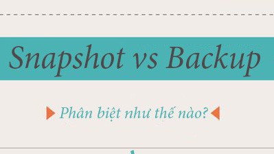 Snapshot vs backup - Có thể sử dụng snapshot để sao lưu?
