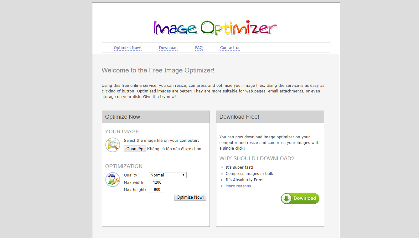 Image Optimizer - Công cụ tối ưu ảnh miễn phí - Ảnh 1.