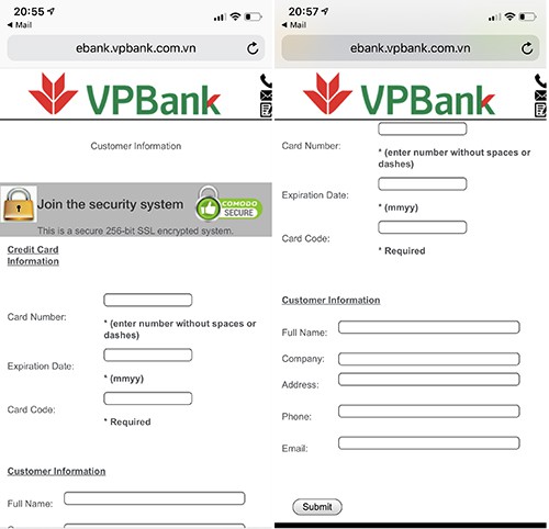 Khách hàng VPBank nhận được e-mail lừa đảo - Ảnh 2.