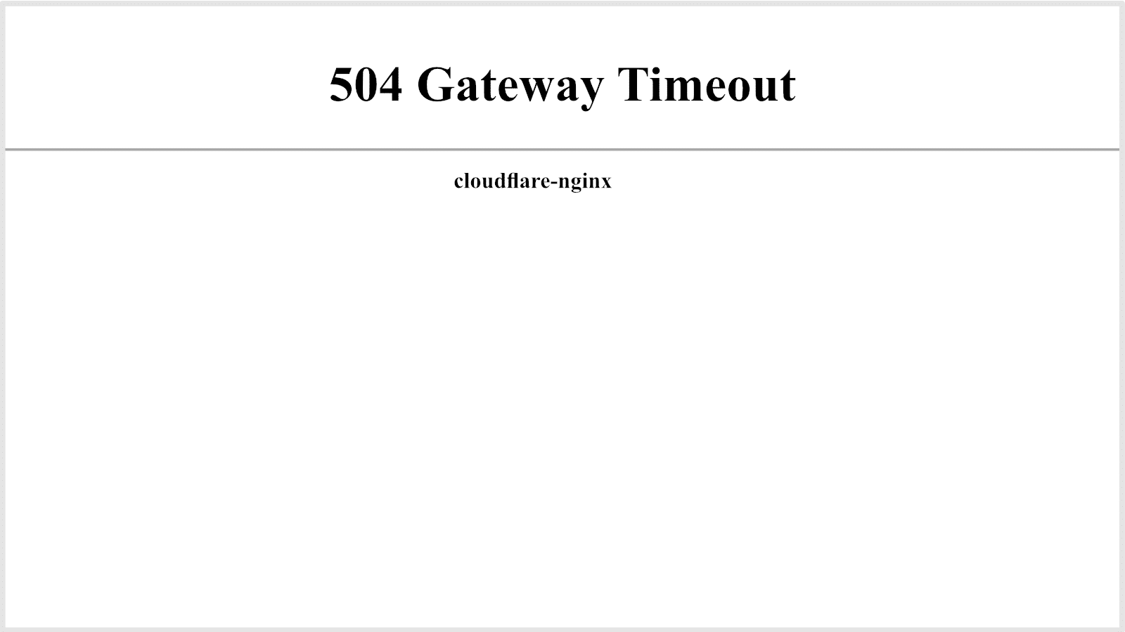 Lỗi 504 gateway time out là gì? Cách khắc phục nhanh lỗi 504