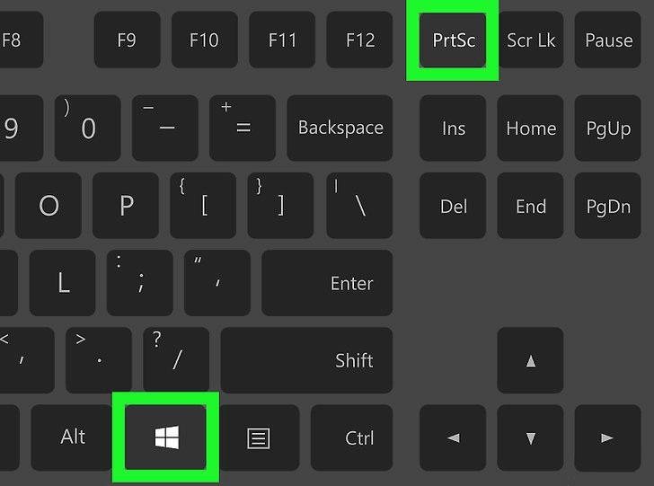 Tổ hợp phím Window Prtsc trên bàn phím