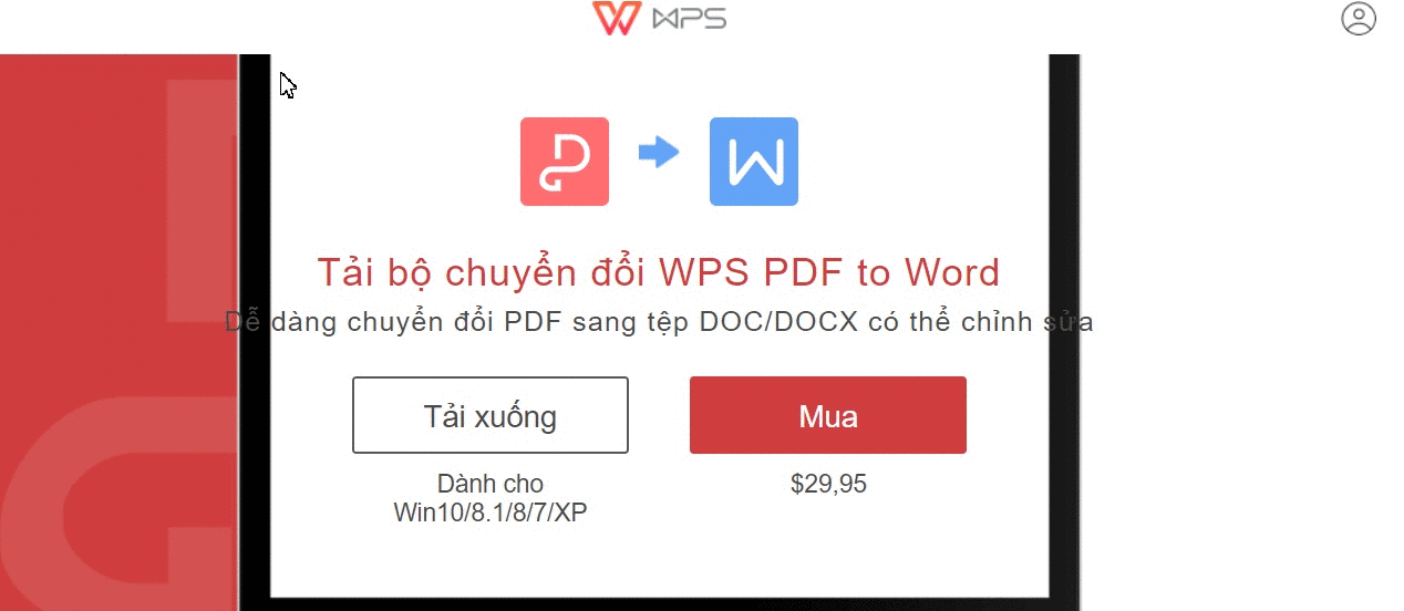 Phần mềm chuyển đổi pdf sang word không lỗi font