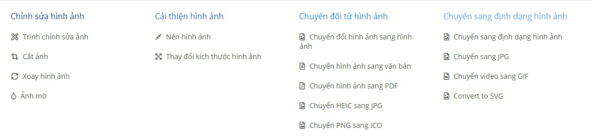 Phần mềm cắt ảnh IMG2GO.com