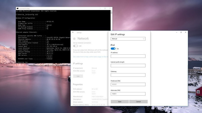 Hướng dẫn đổi DNS Google cho Windows 10, 7, 8