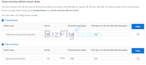 Cách tạo Auto scaling group – BizFly Cloud - Ảnh 5.