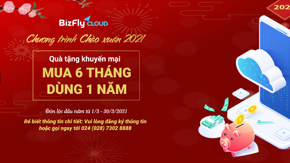 Tổng hợp ưu đãi đầu xuân Bizfly Cloud cực hấp dẫn