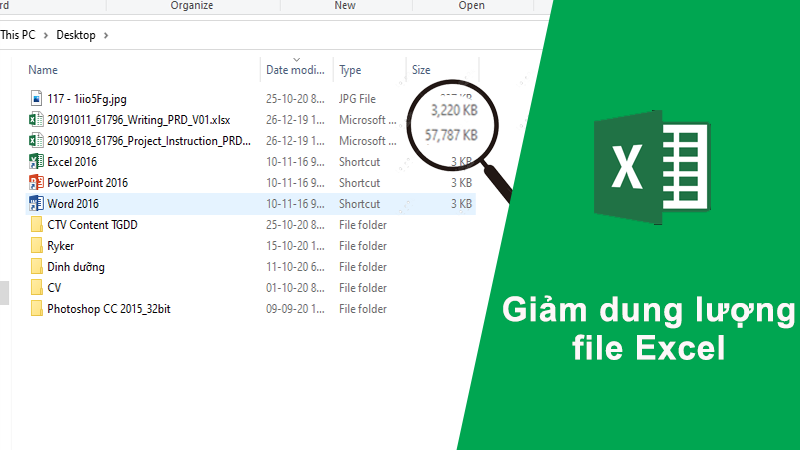 5 cách giảm dung lượng file Excel nhanh chóng và đơn giản