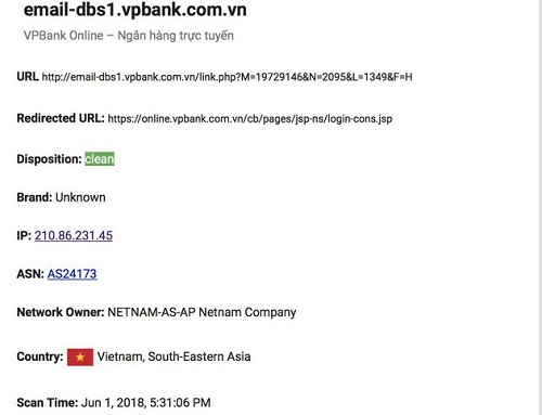 E-mail lừa đảo mạo danh VPBank đã được chuẩn bị kỹ lưỡng  - Ảnh 3.