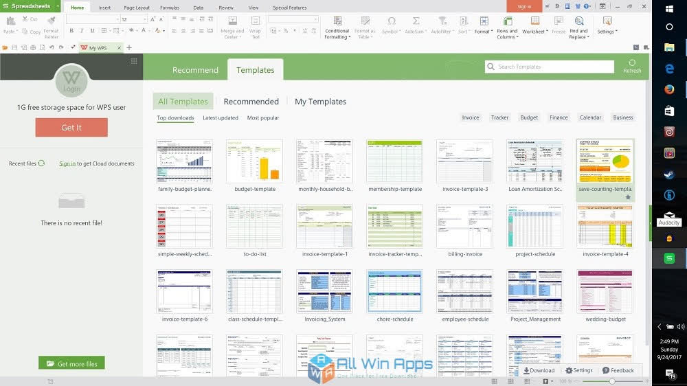 Phần mềm soạn thảo văn bản WPS Office