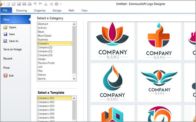 phần mềm thiết kế EximiousSoft Logo Designer 