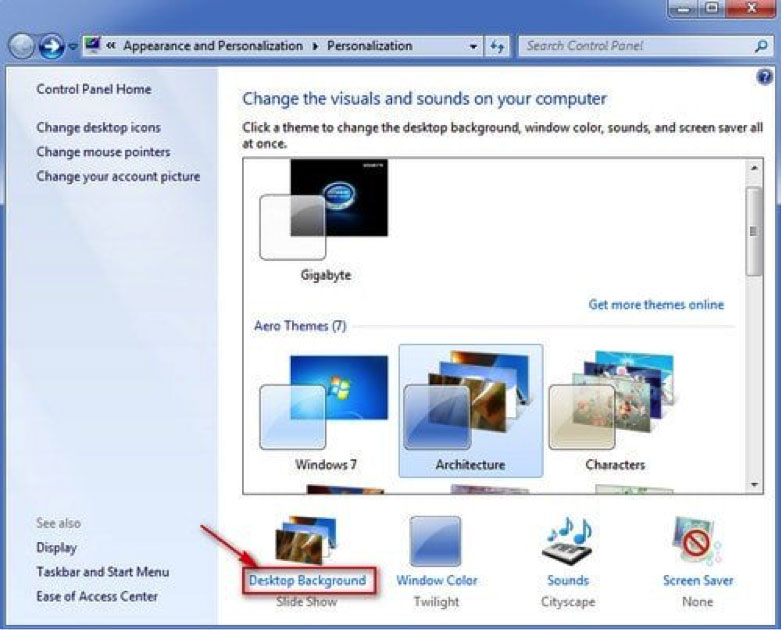 Tự động thay đổi hình nền Desktop trong Windows 7  Báo Dân trí