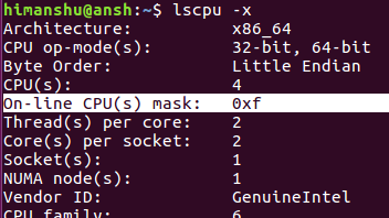 Các lệnh thường sử dụng để xem thông tin phần cứng trong Linux