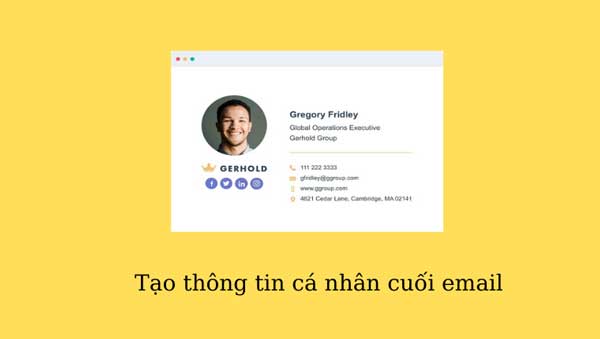 Tạo chữ ký email đẹp: Tạo chữ ký email đẹp trở nên dễ dàng hơn bao giờ hết với các công cụ tạo chữ ký trực tuyến. Bạn có thể dễ dàng tùy chỉnh chữ ký của mình với các mẫu đa dạng và tích hợp nhiều thông tin quan trọng. Tạo ra chữ ký email chuyên nghiệp và độc đáo để tăng tính chuyên nghiệp cho công việc và phong cách cá nhân của bạn.