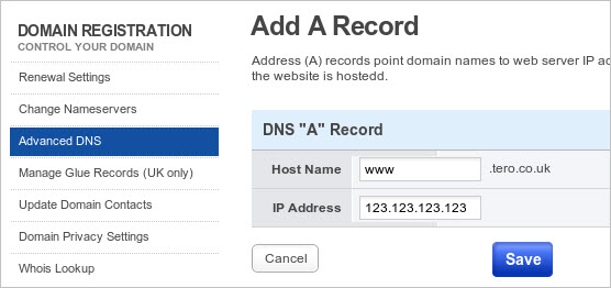 trỏ domain về cloud server