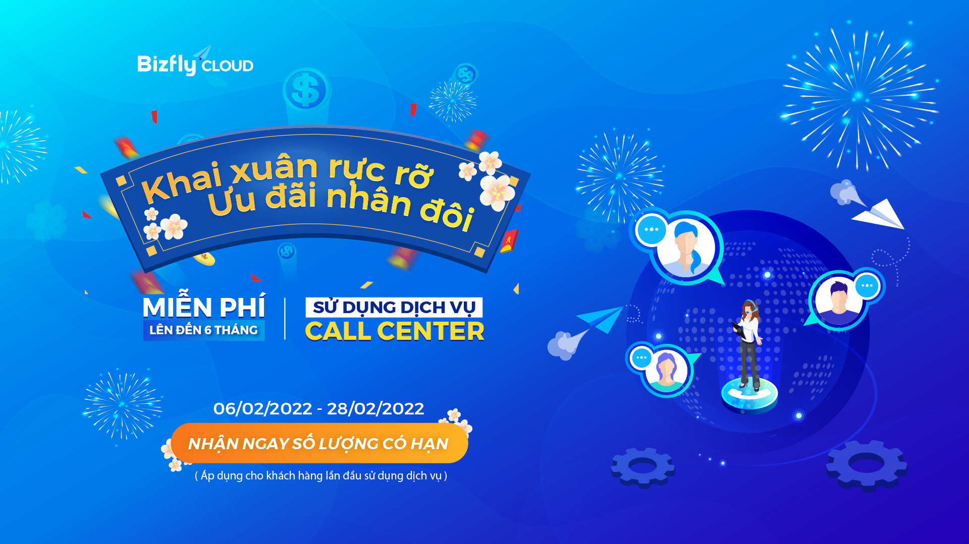 Khai xuân rực rỡ - Ưu đãi nhân đôi