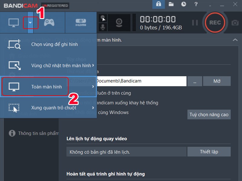 Hướng dẫn sử dụng Bandicam quay video game, quay màn hình máy tính - Ảnh 8.