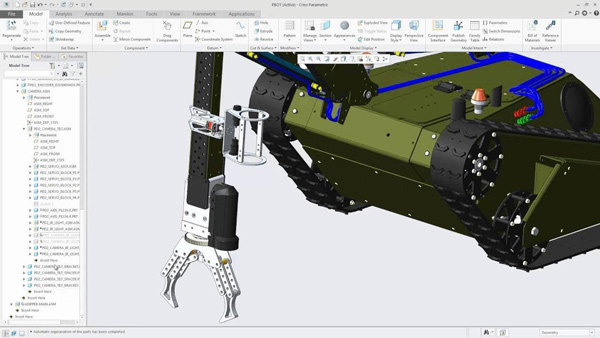 Creo Parametric là phần mềm vẽ 3D cho phép người dùng lập trình bản vẽ theo các thông số