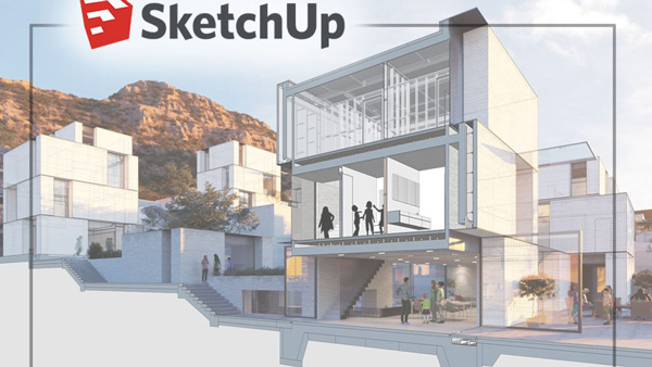 SketchUp thiết kế chuyên nghiệp, kỹ sư xây dựng, kiến trúc sư thỏa thích sáng tạo
