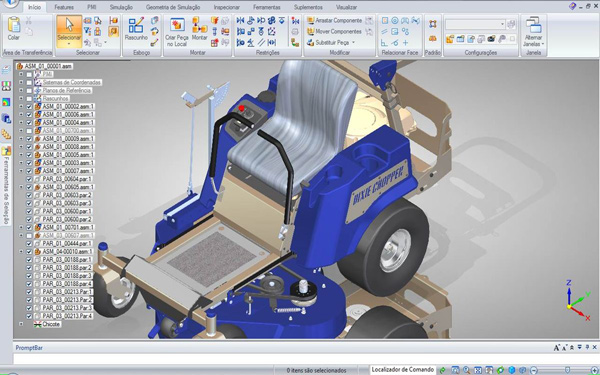 Solid Edge được sử dụng rộng rãi nhờ chức năng phác thảo 2D, thiết kế 3D CAD