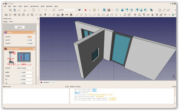 FreeCAD Arch là phần mềm vẽ 3D phục vụ nhu cầu học tập và làm việc của các kiến trúc sư