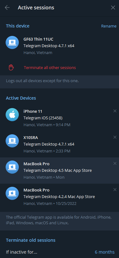 Bảo mật tài khoản Telegram ngay nếu không muốn bị hacker tấn công - Ảnh 6.