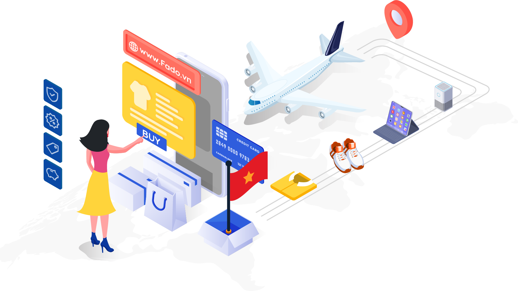 Fado.vn - mở rộng con đường xuất khẩu hàng Việt