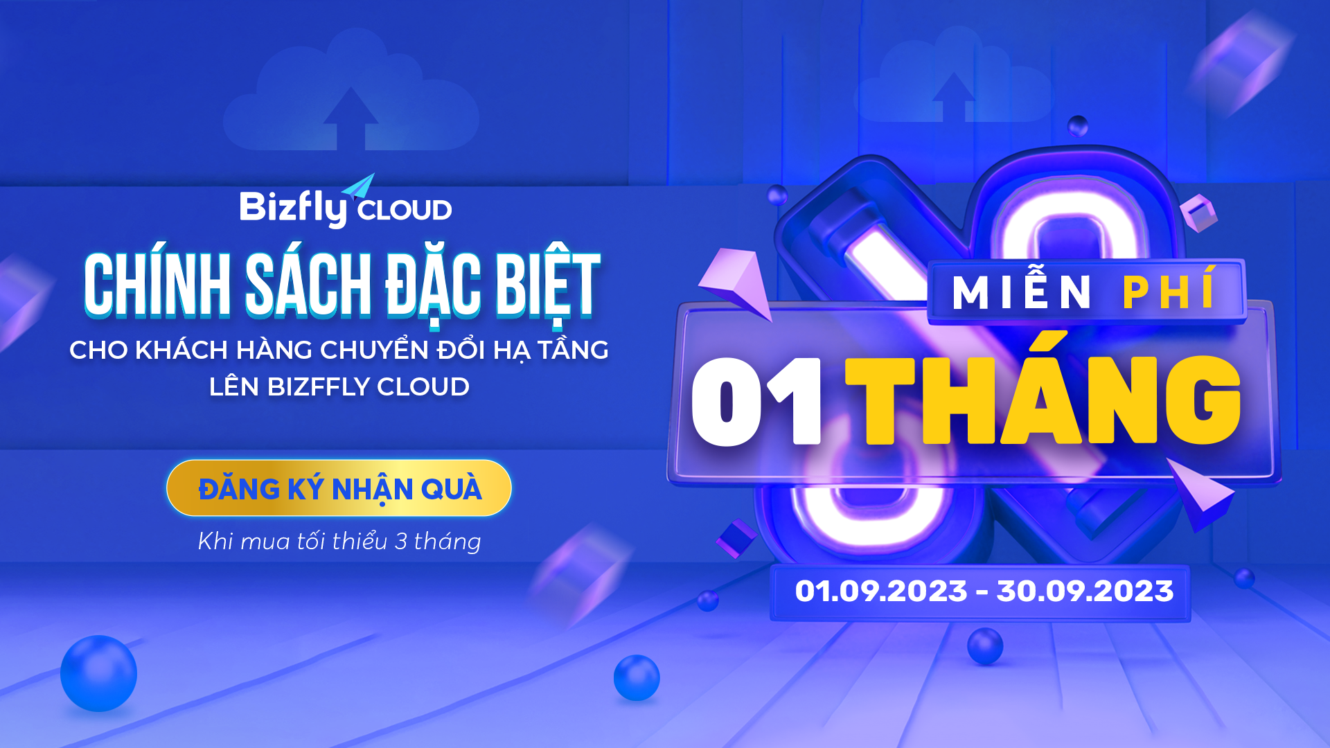 Chính sách đặc biệt dành cho khách hàng chuyển đổi hạ tầng lên Bizfly Cloud