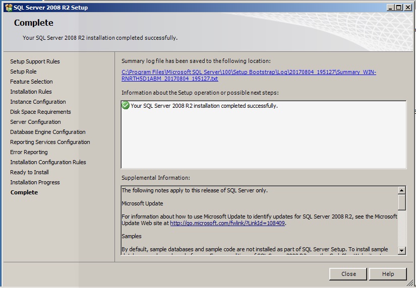 Hướng dẫn cài đặt đơn giản SQL Server 2008 R2 - Ảnh 15. Hướng dẫn cài đặt SQL Server 2008 R2