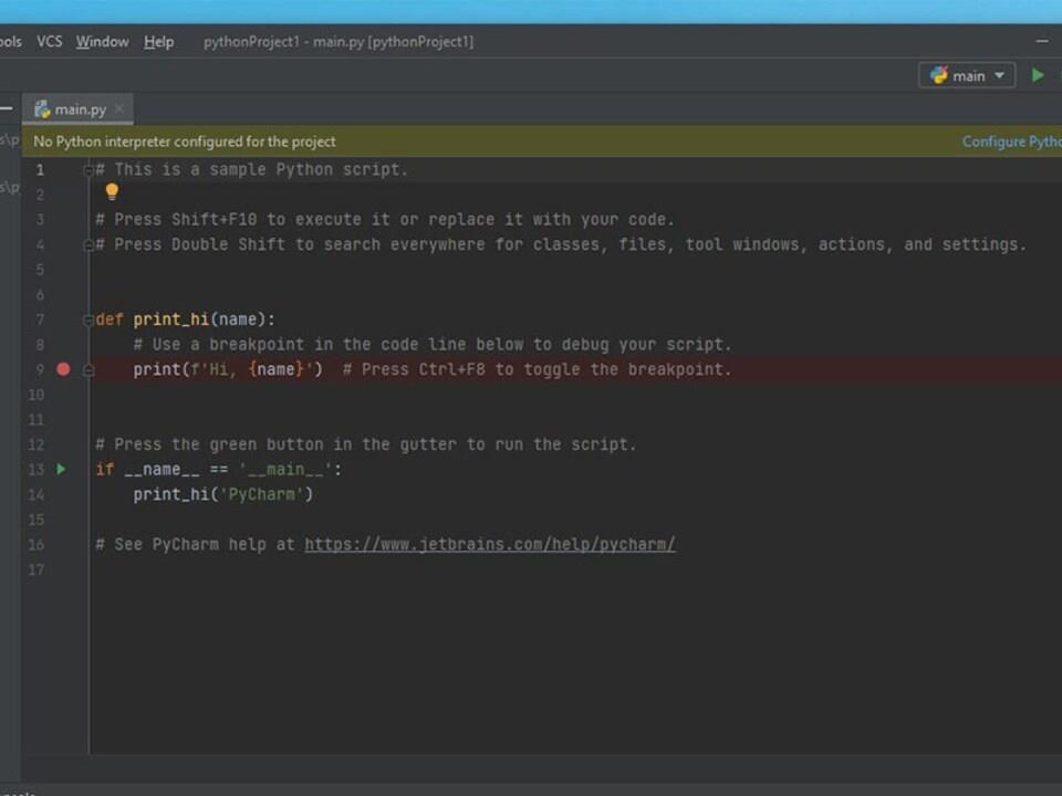 Hướng dẫn sử dụng PyCharm