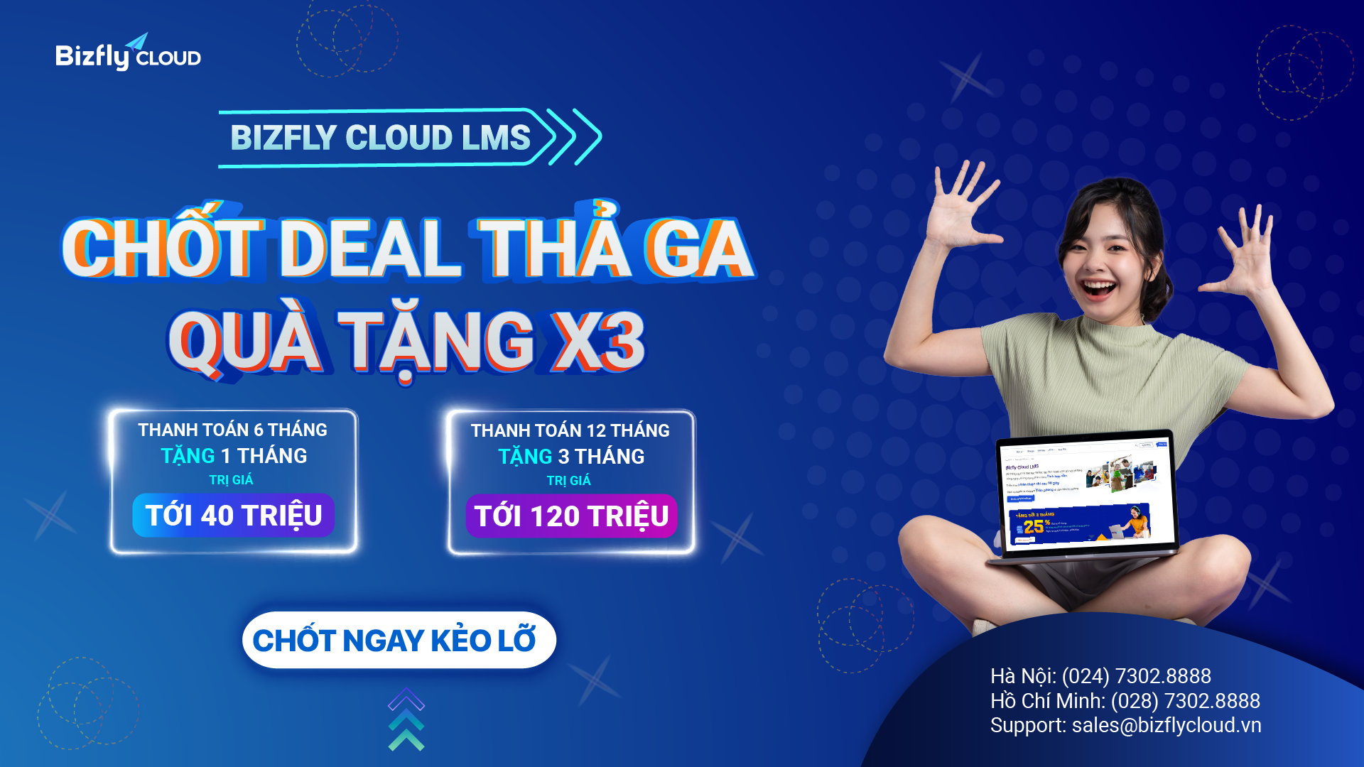 CHỐT DEAL THẢ GA - QUÀ TẶNG X3 