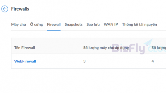 Hướng Dẫn Cấu Hình Firewall Trên Bizfly Cloud