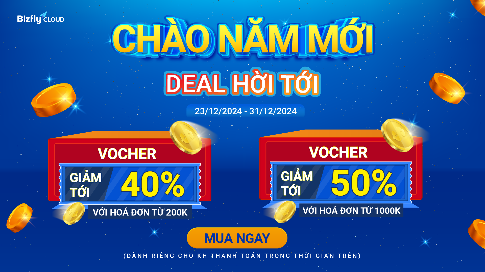 CHÀO NĂM MỚI - DEAL HỜI TỚI