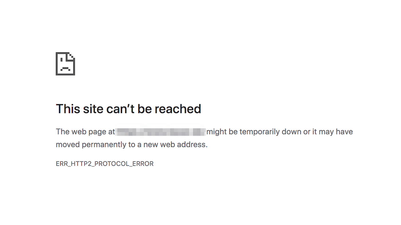 ERR_HTTP2_PROTOCOL_ERROR​​ là lỗi gì và cách khắc phục ra sao?