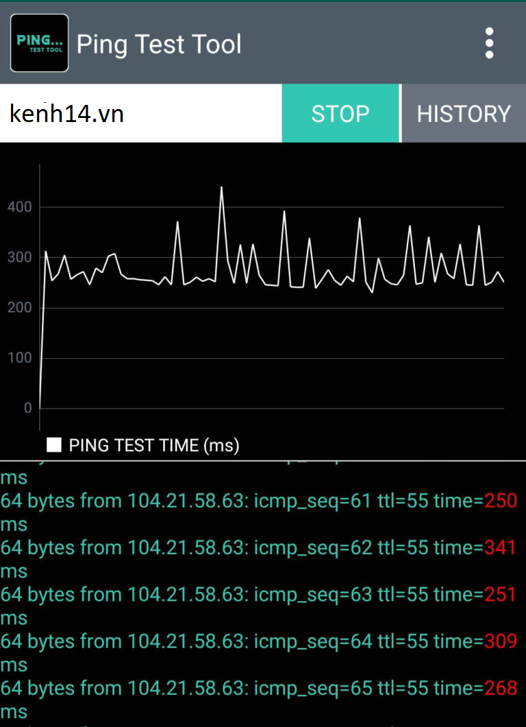 Check IP website bằng điện thoại Check IP website bằng điện thoại