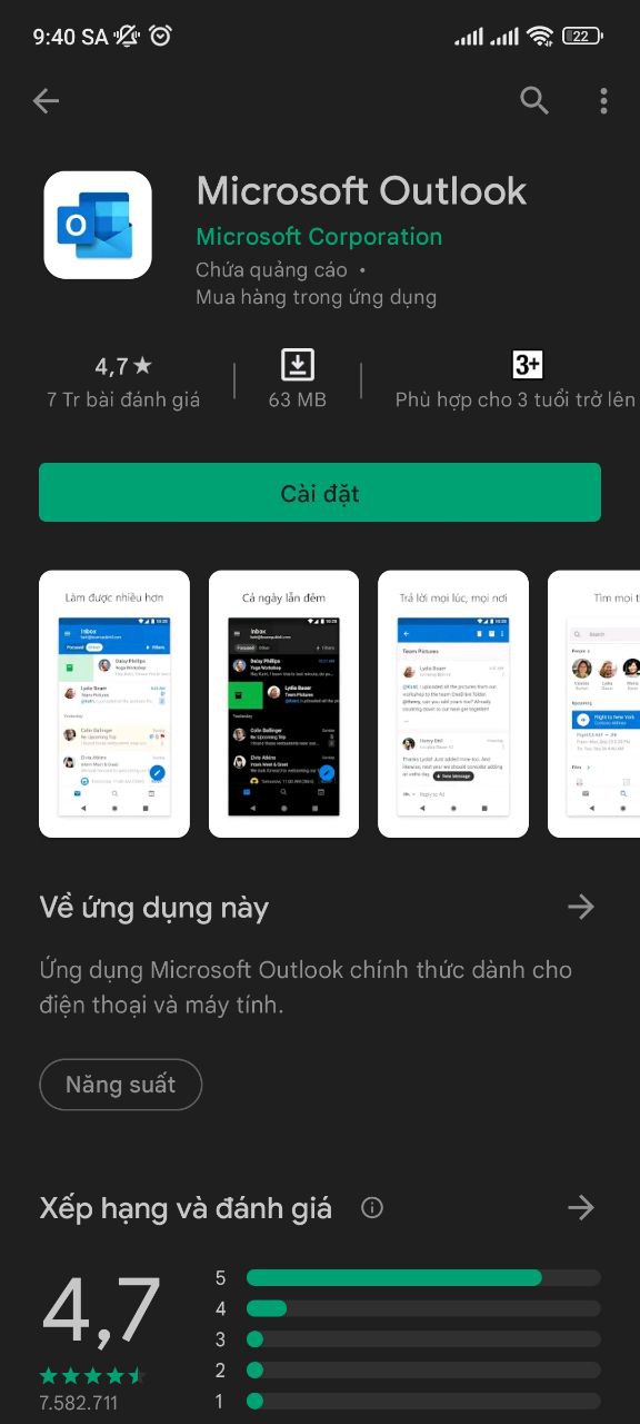 Làm thế nào để cài đặt email theo tên miền trên điện thoại Android? - Ảnh 1.