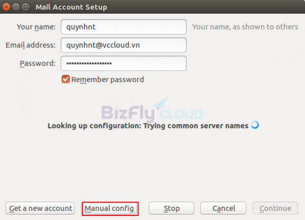Cấu Hình Mail Client Sử Dụng Mail Bizfly Cloud - Ảnh 10.