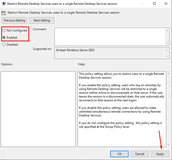 Hướng dẫn cách enable/dissable Multiple RDP Session (Remote Desktop Windows) - Ảnh 9.