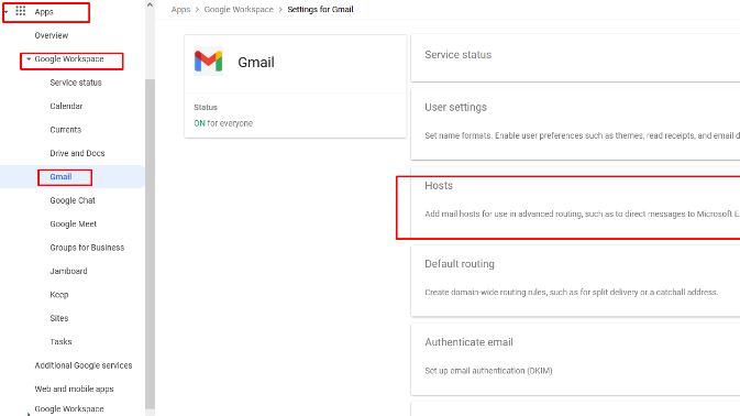 Tích Hợp Business Mail và Google Workspace