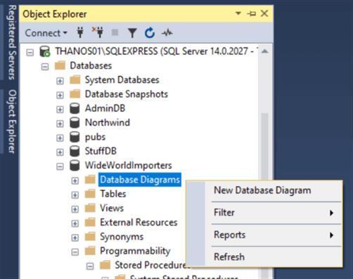 Cách tạo Diagram trong SQL Server - 1