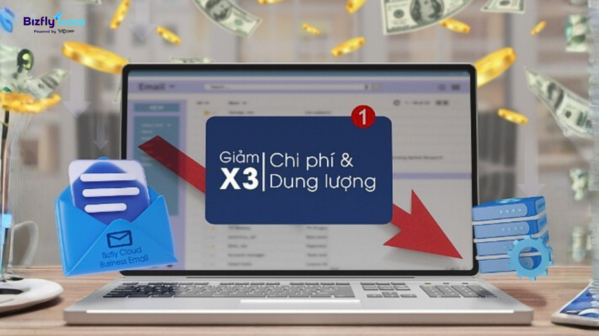Giải pháp email giảm 3 lần chi phí nhờ các tính năng tiết kiệm dung lượng