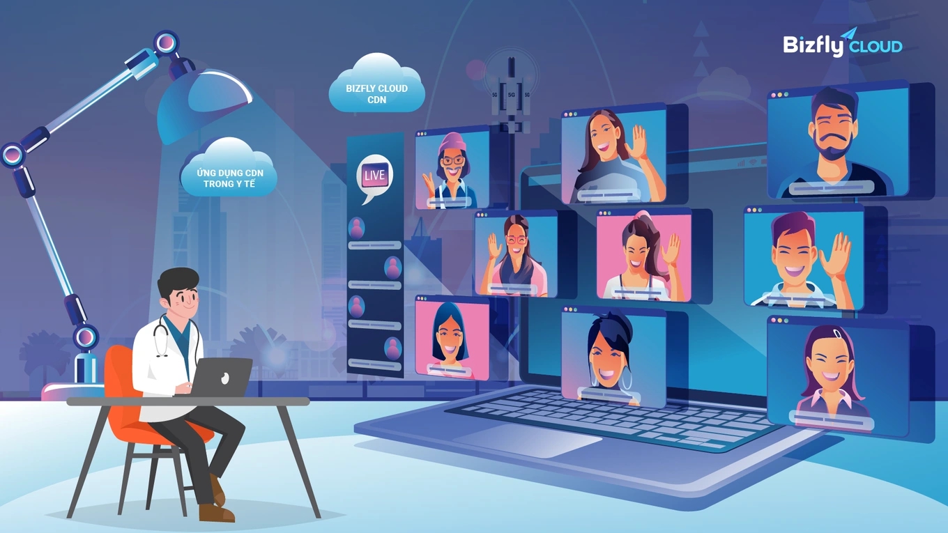 Ứng dụng y tế thông minh nhận đặt lịch, khám bệnh từ xa nhờ CDN