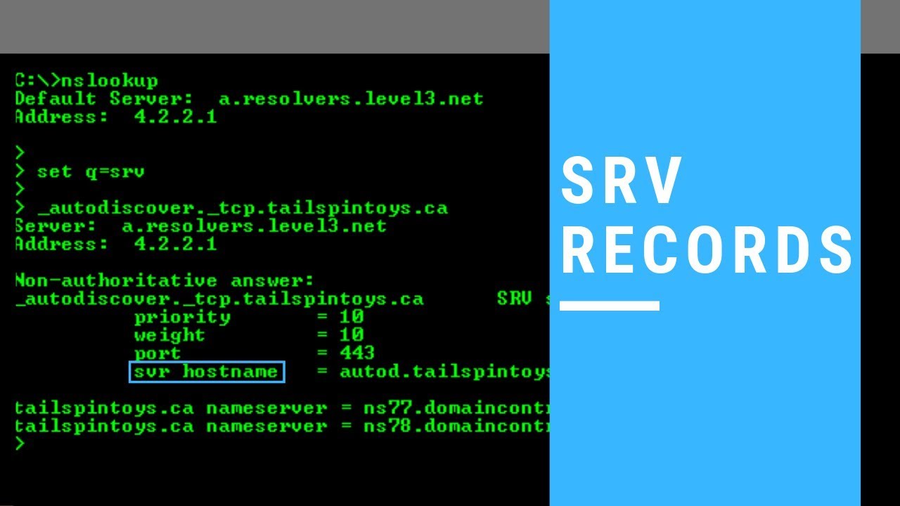 SRV Record là gì? Cấu trúc và cách tạo SRV Record