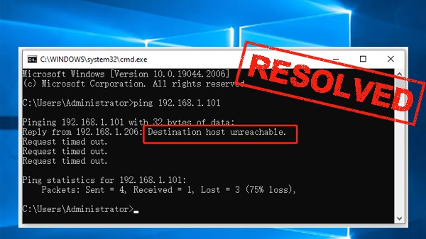Destination Host Unreachable là gì? Cách khắc phục