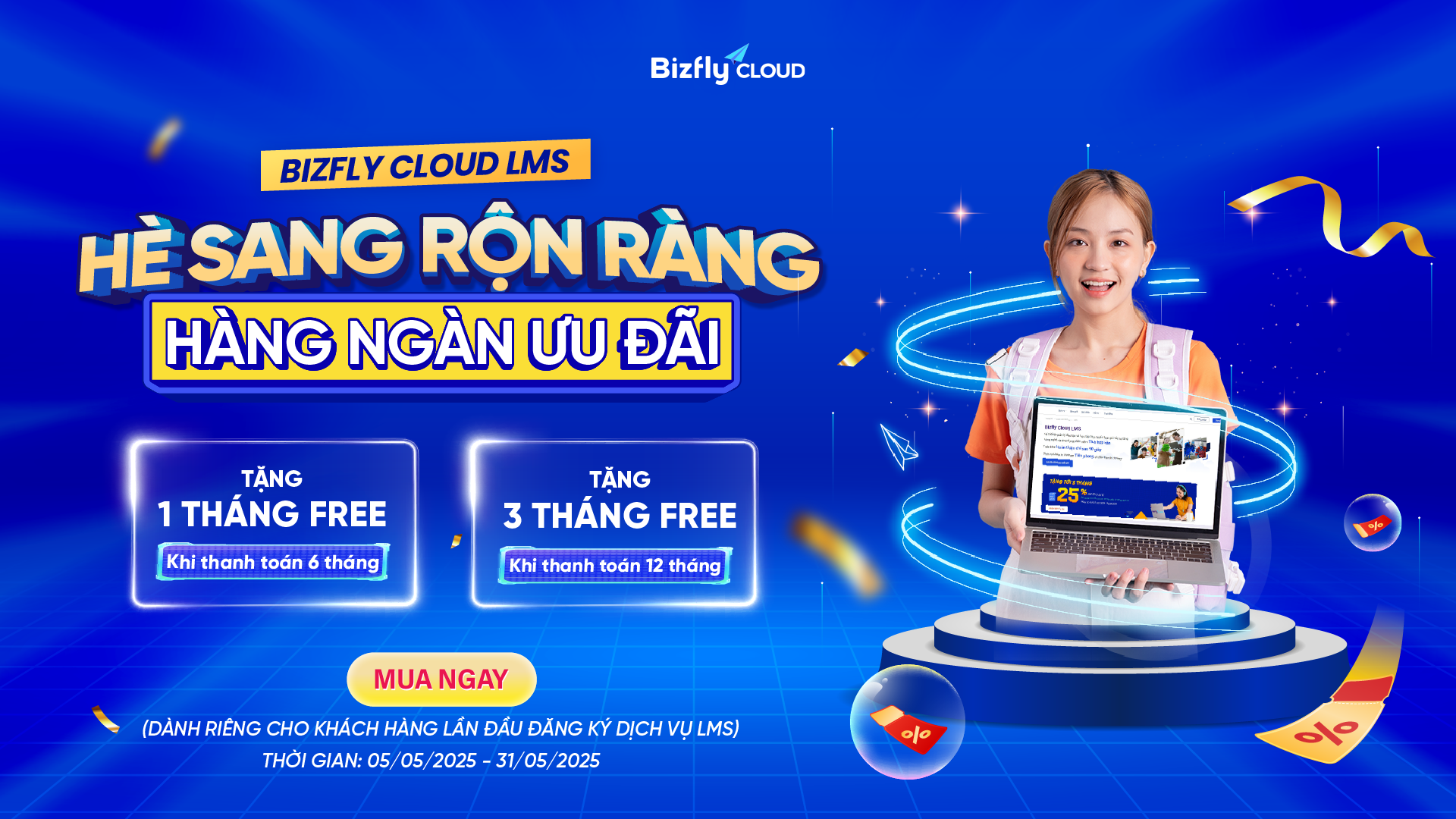 Bizfly Cloud LMS tặng ngay khóa học an toàn thông tin 18 triệu đồng & Free 3 tháng sử dụng