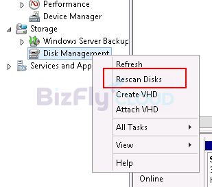 Hướng dẫn tăng dung lượng ổ cứng không cần tắt server cho Windows Server - Ảnh 6. Hướng dẫn tăng dung lượng ổ cứng không cần tắt server cho Windows Server - Ảnh 6.