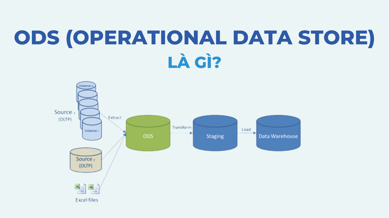 ODS là gì? Sự khác biệt giữa ODS và kho dữ liệu