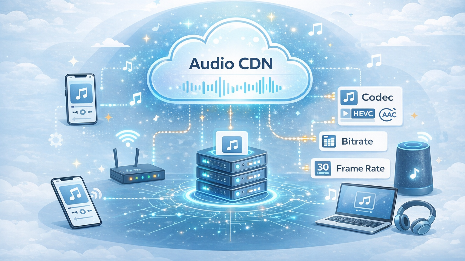 Audio CDN: Giải pháp tối ưu tốc độ truyền âm thanh trực tuyến